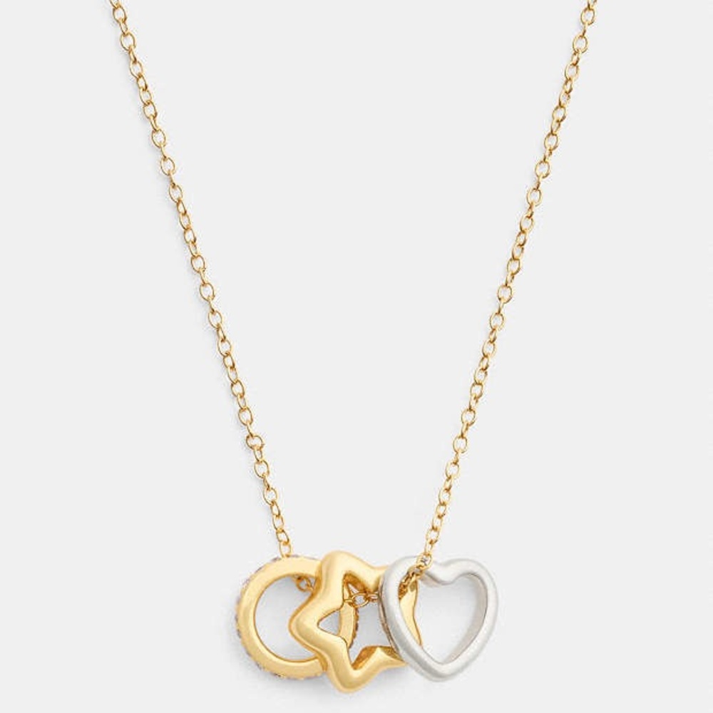 NWT Coach Star Rondell Necklace